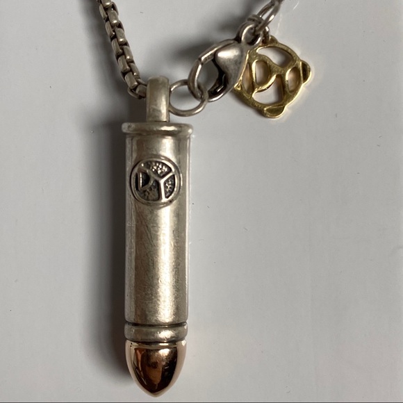 David Yurman Rare Bullet Pendant Mens 